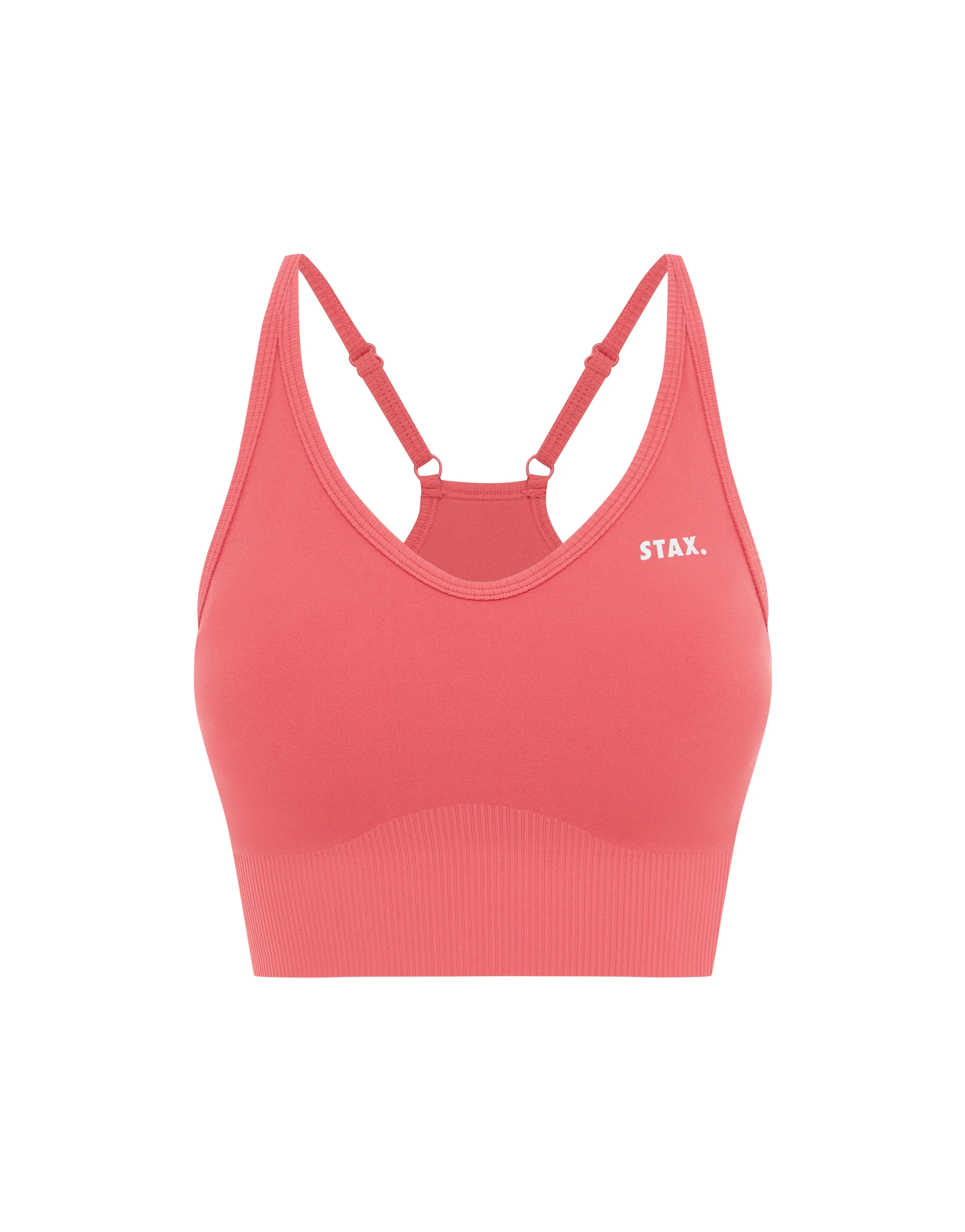 Premium Seamless Summer Strappy Crop - Pink