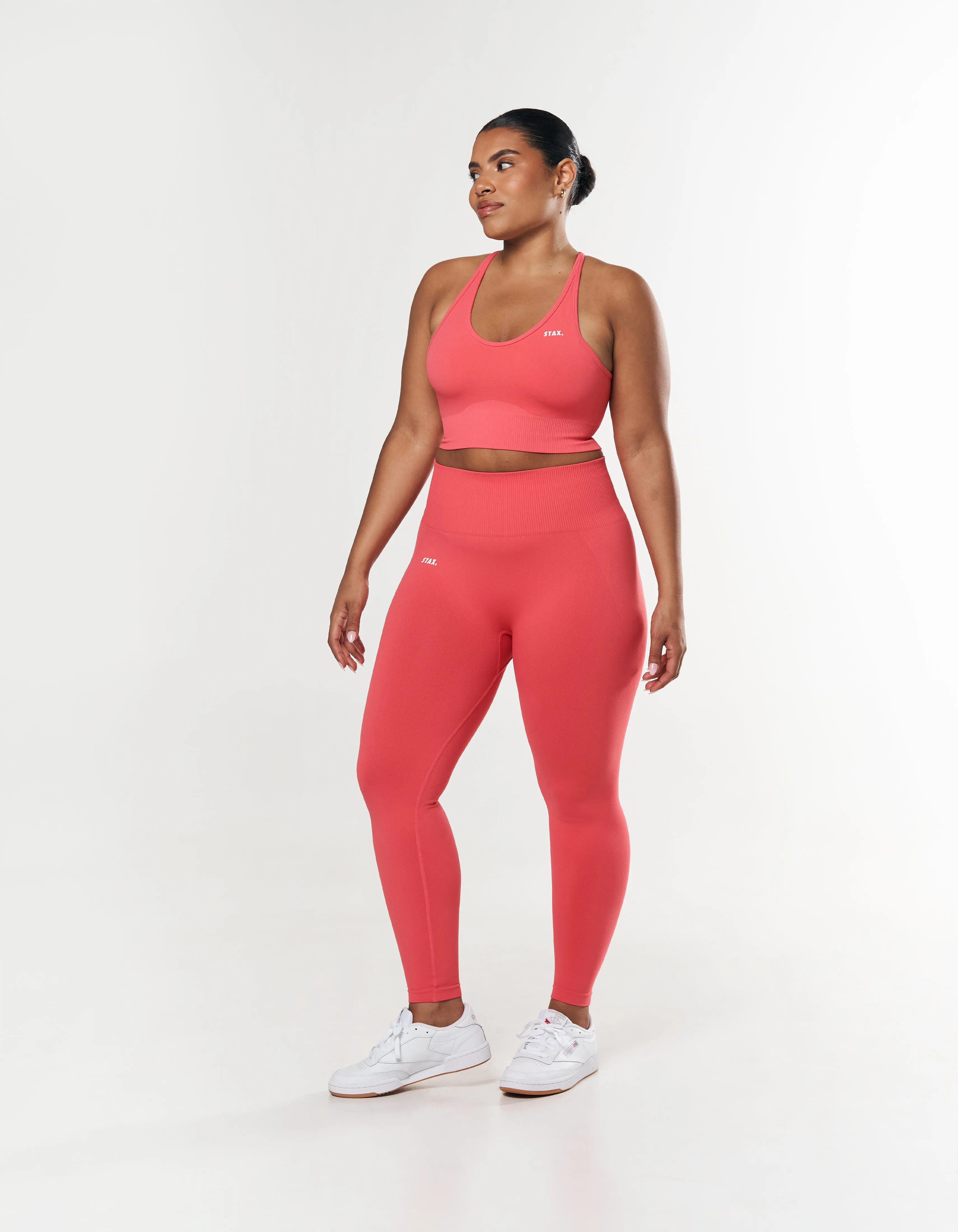 Premium Seamless Summer Strappy Crop - Pink