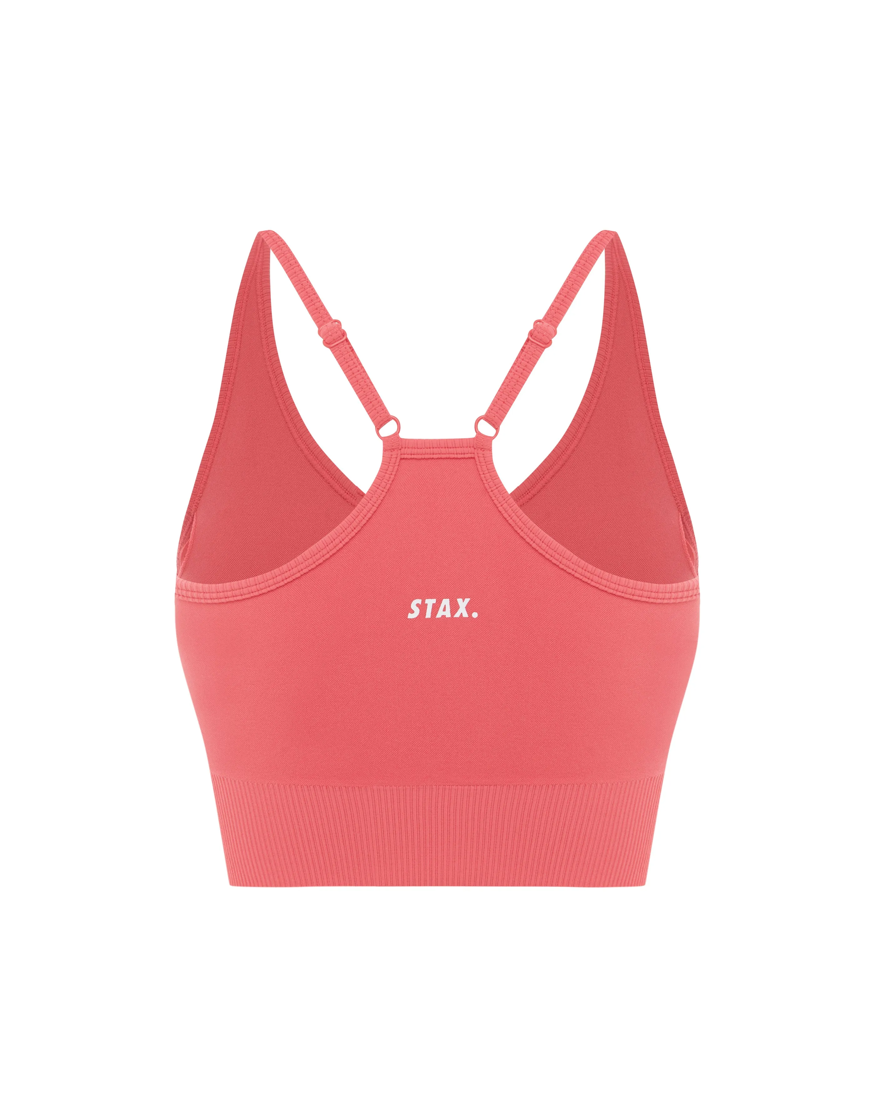 Premium Seamless Summer Strappy Crop - Pink