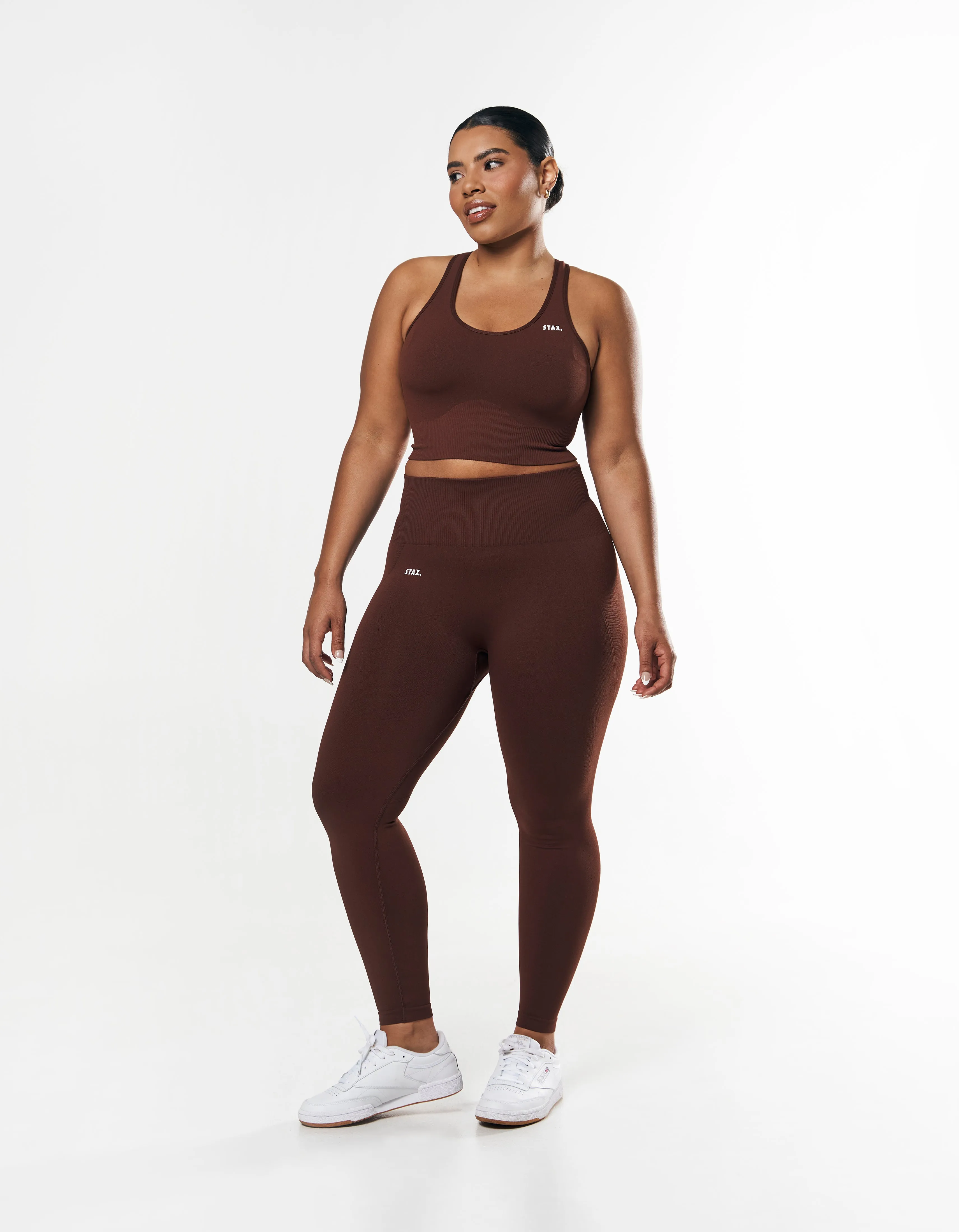 Premium Seamless Tights - Umber