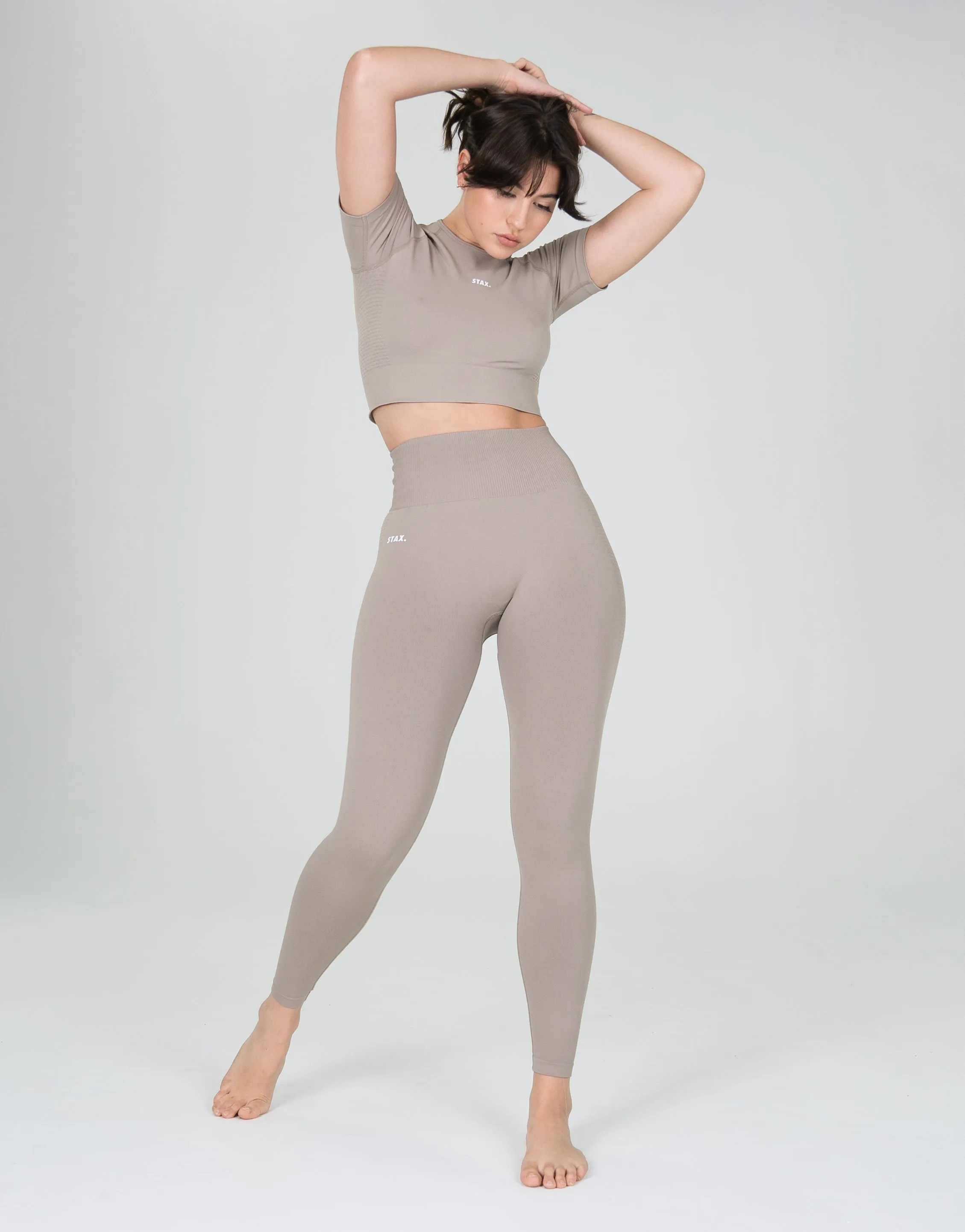 Premium Seamless Tights V6 - Akira (Beige)