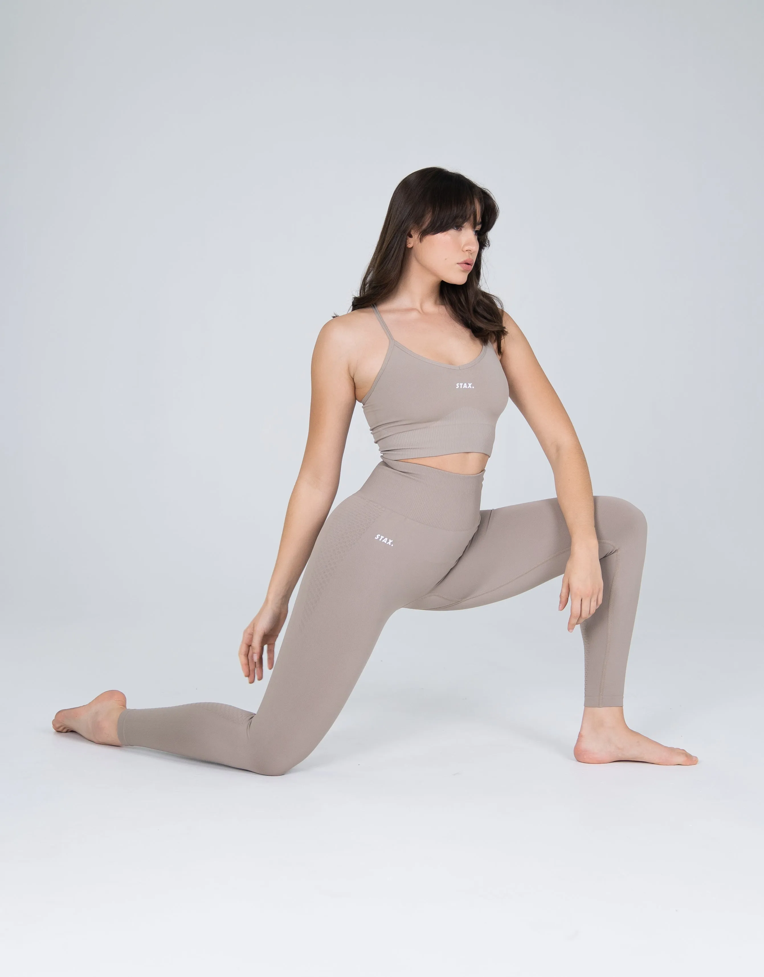 Premium Seamless Tights V6 - Akira (Beige)