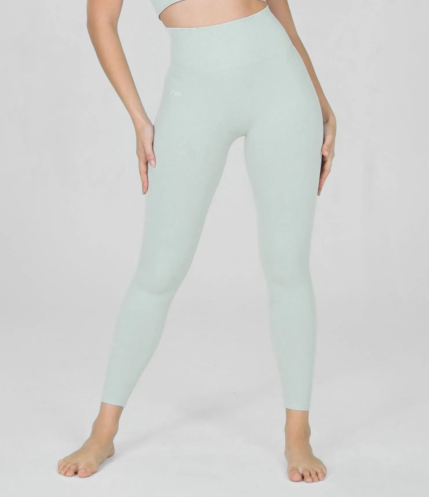 Premium Seamless Tights V6 - Stella (Grey)