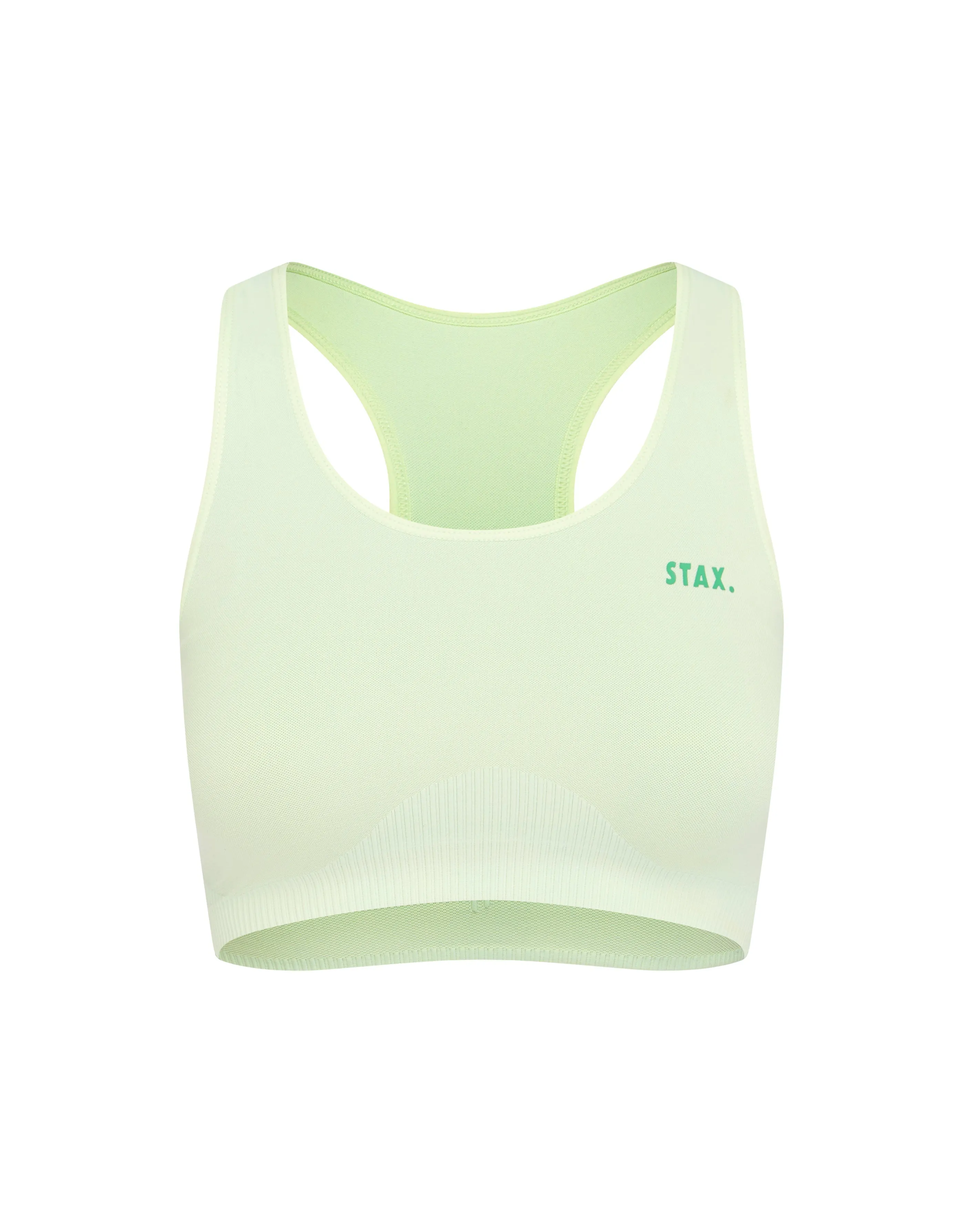 Premium Seamless V5 Racer Crop - Aurora (Sage)