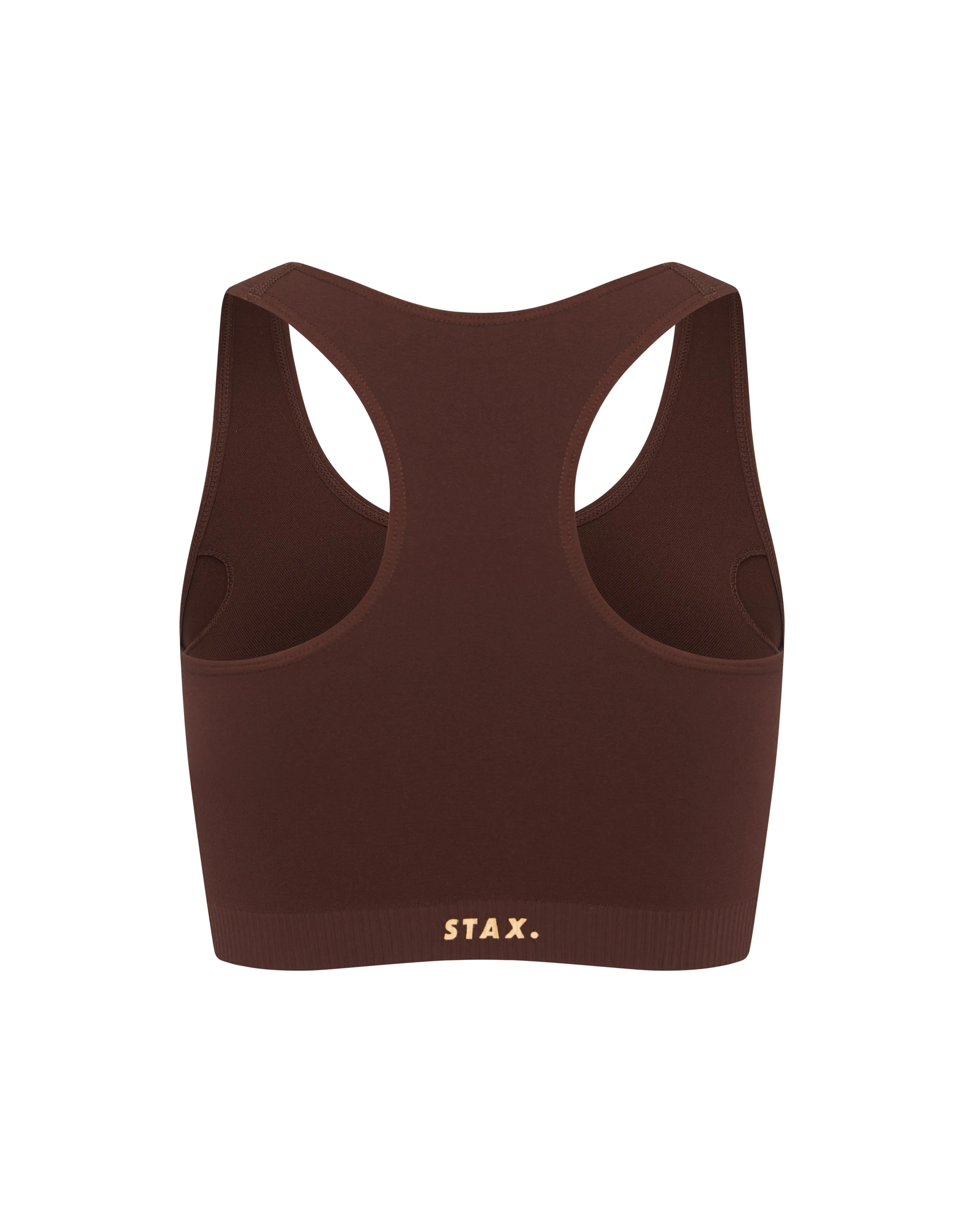 Premium Seamless V5 Racer Crop - Gliese (Brown)