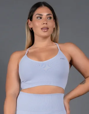 Premium Seamless V5 Strappy Crop - Arion (Blue)