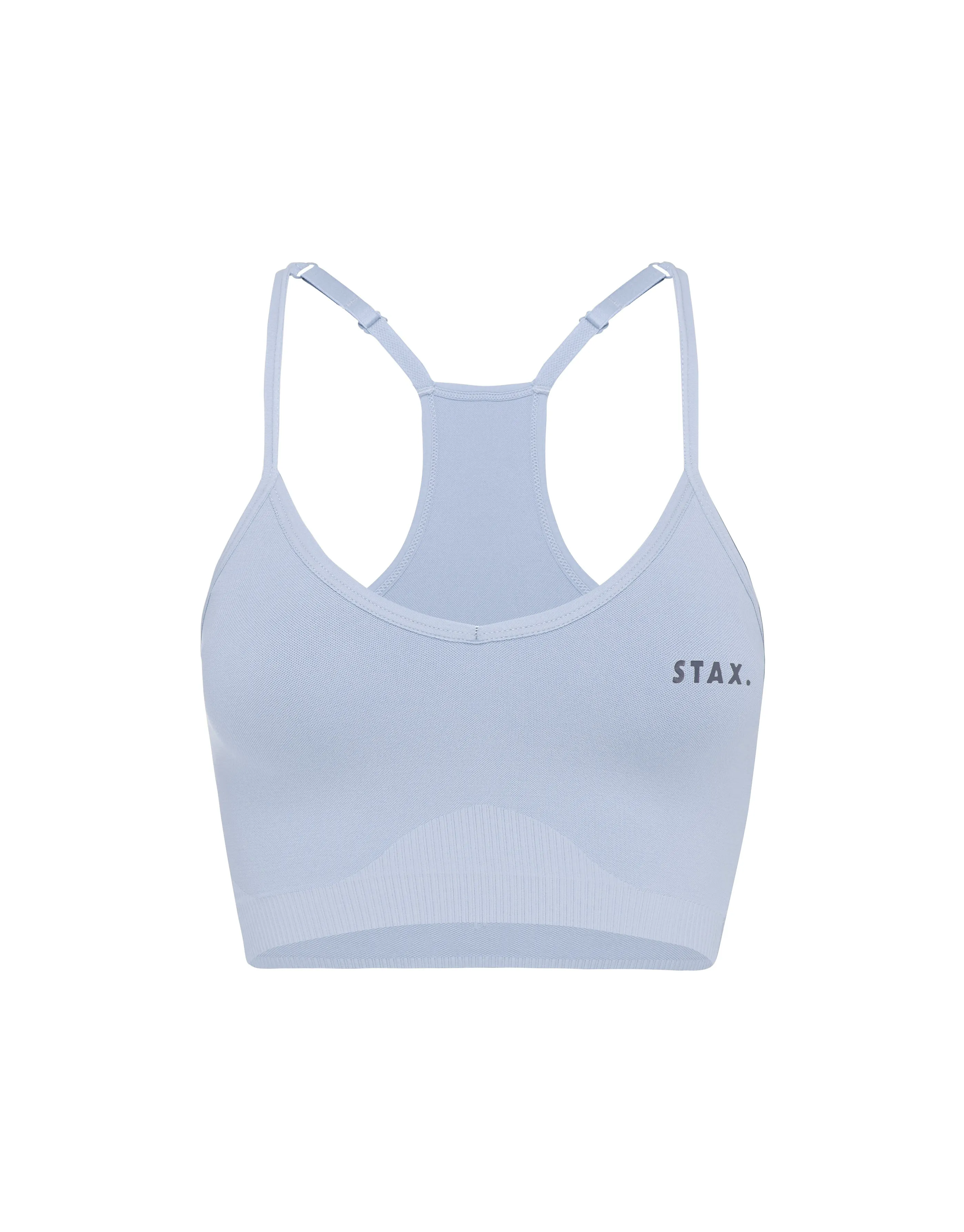 Premium Seamless V5 Strappy Crop - Arion (Blue)