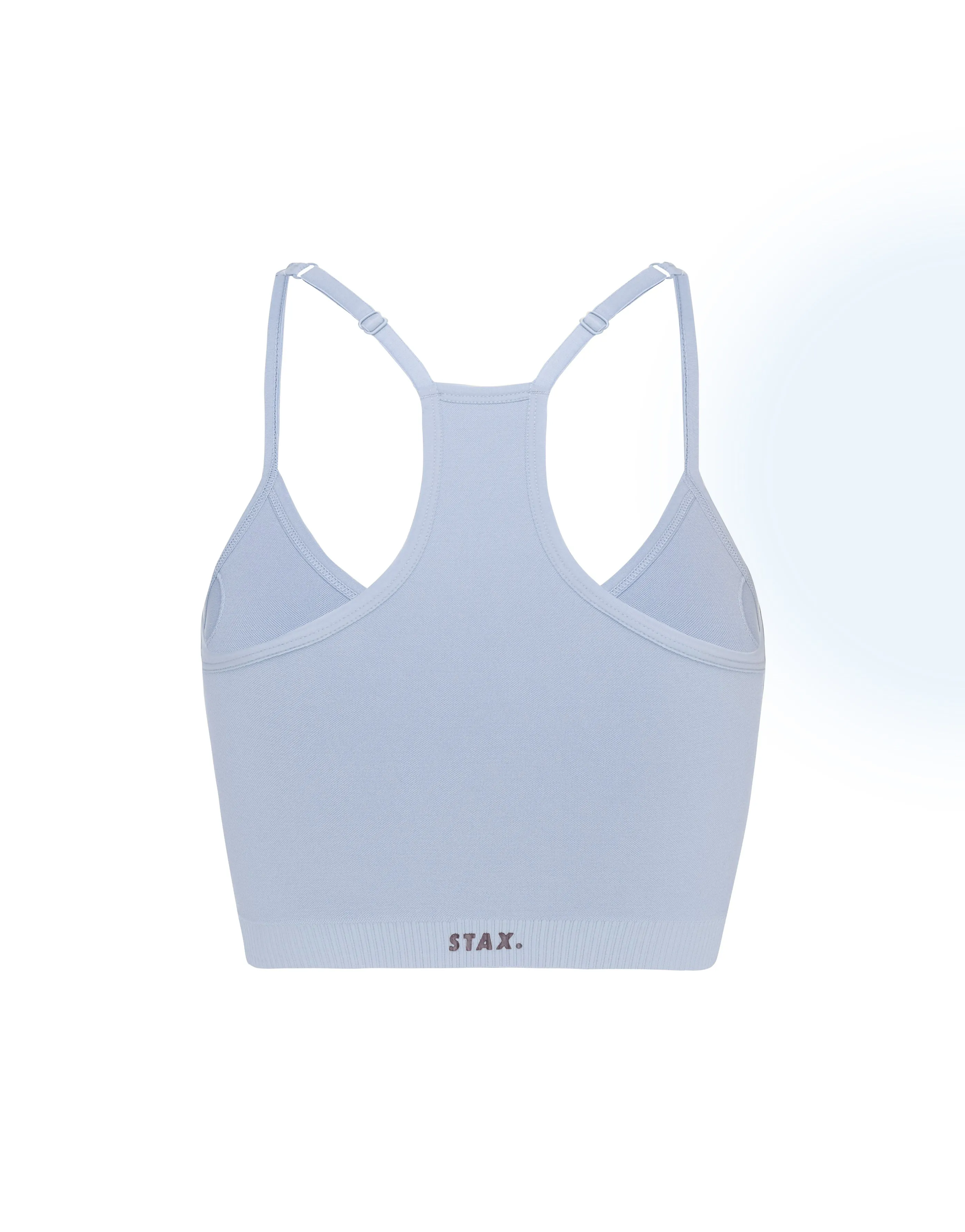 Premium Seamless V5 Strappy Crop - Arion (Blue)