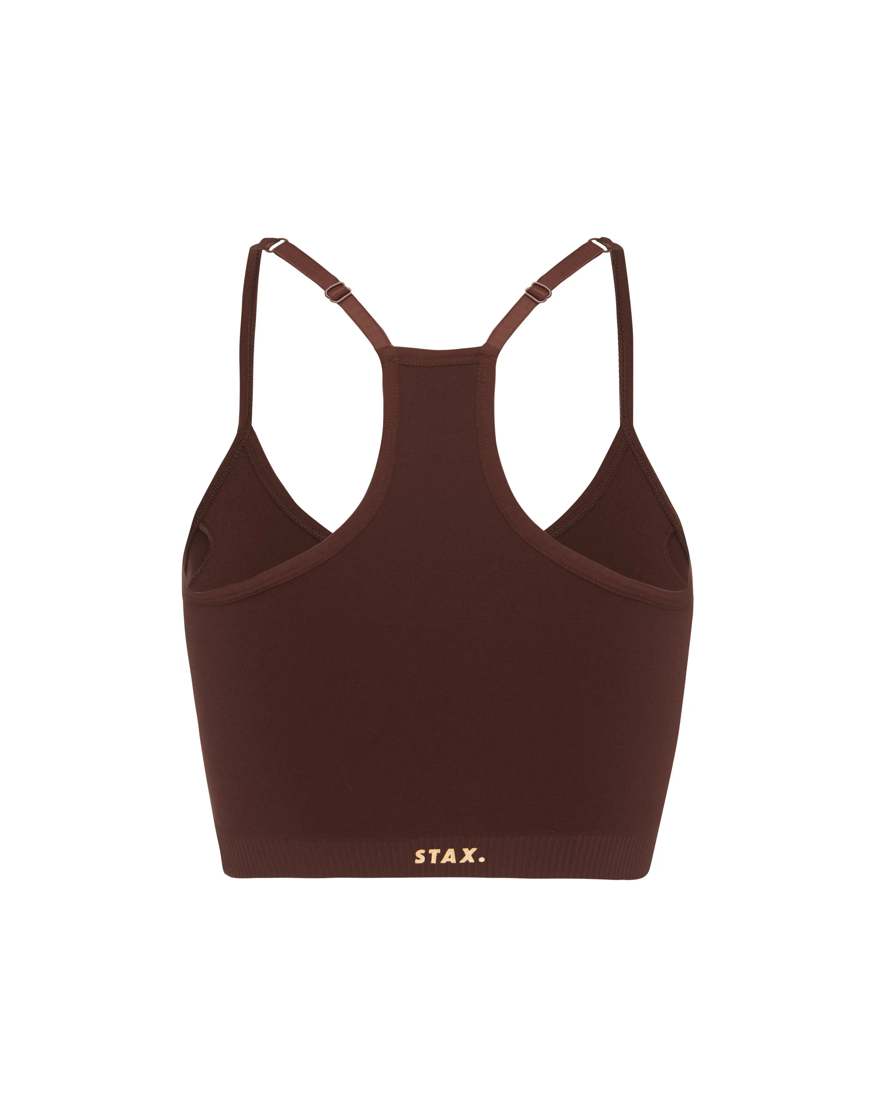 Premium Seamless V5 Strappy Crop - Gliese (Brown)