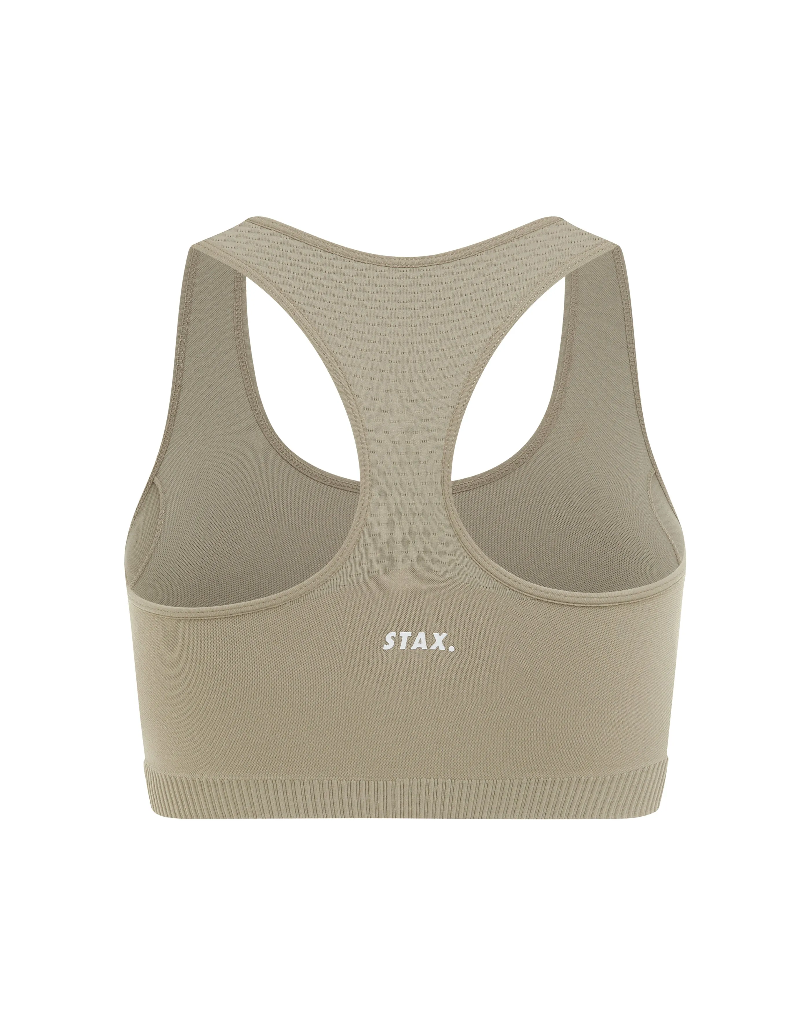 Premium Seamless V6 Racer Crop - Akira (Beige)