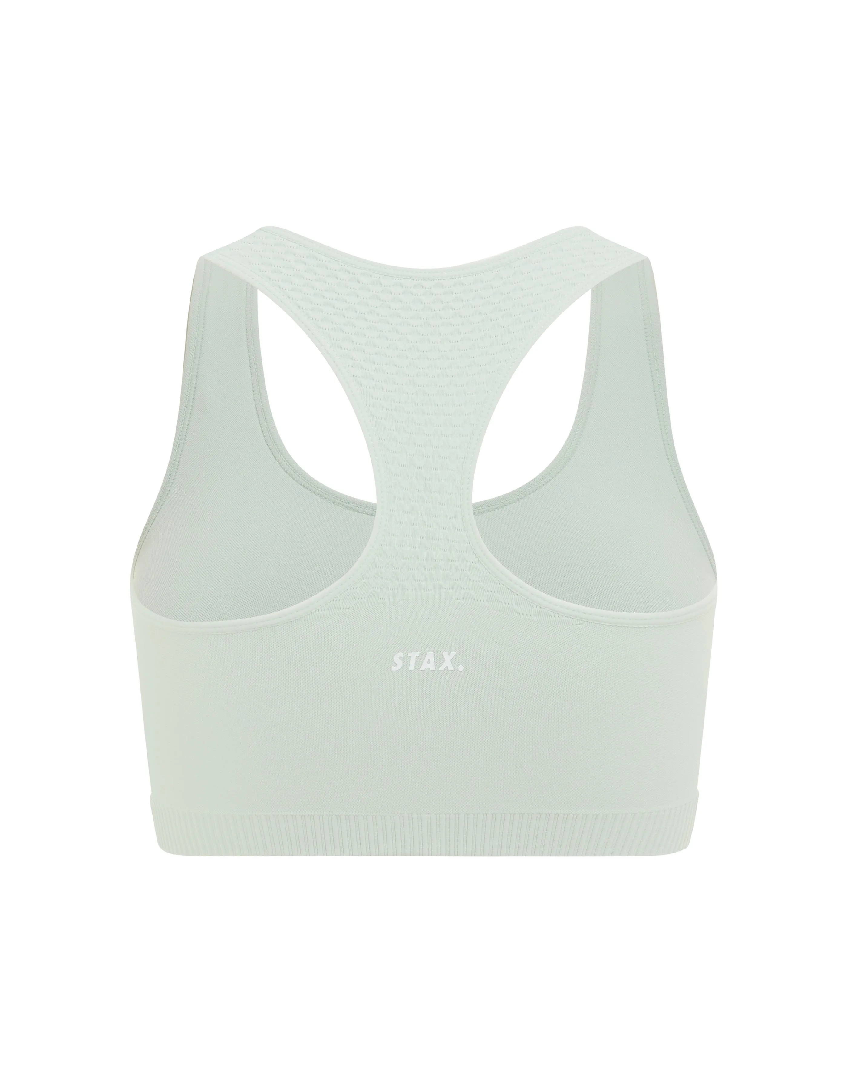 Premium Seamless V6 Racer Crop - Stella (Grey)
