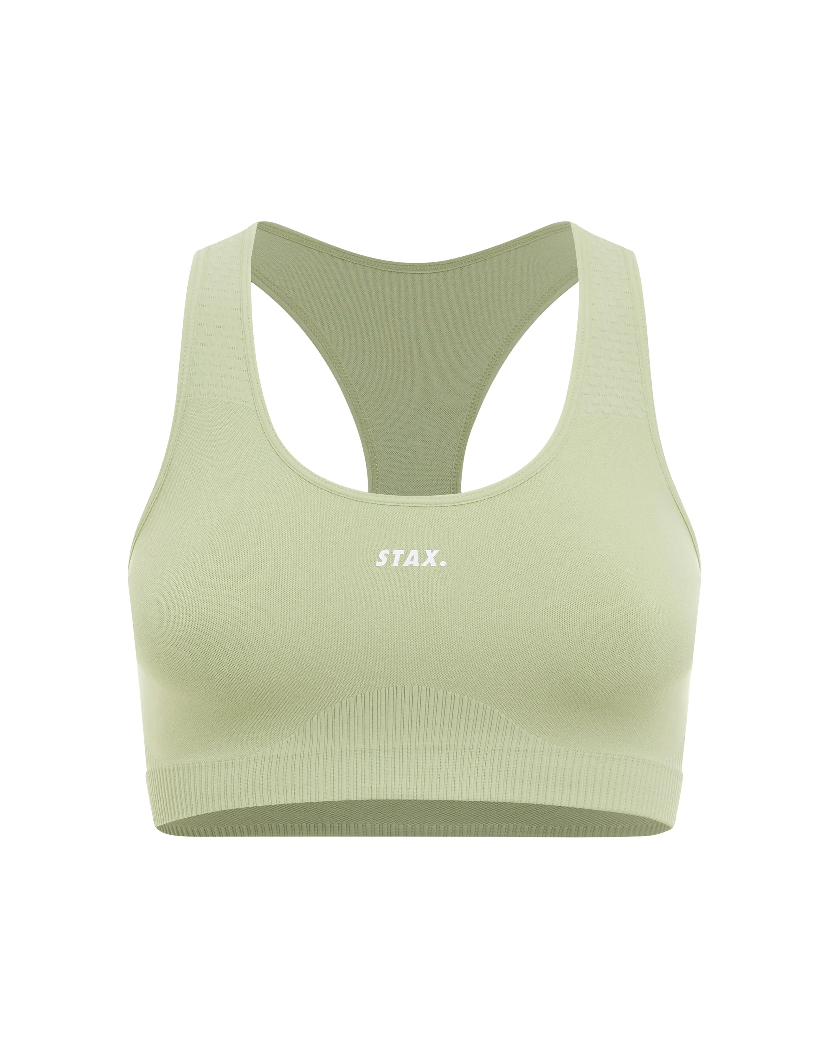 Premium Seamless V6 Racer Crop - Viridis (Green)