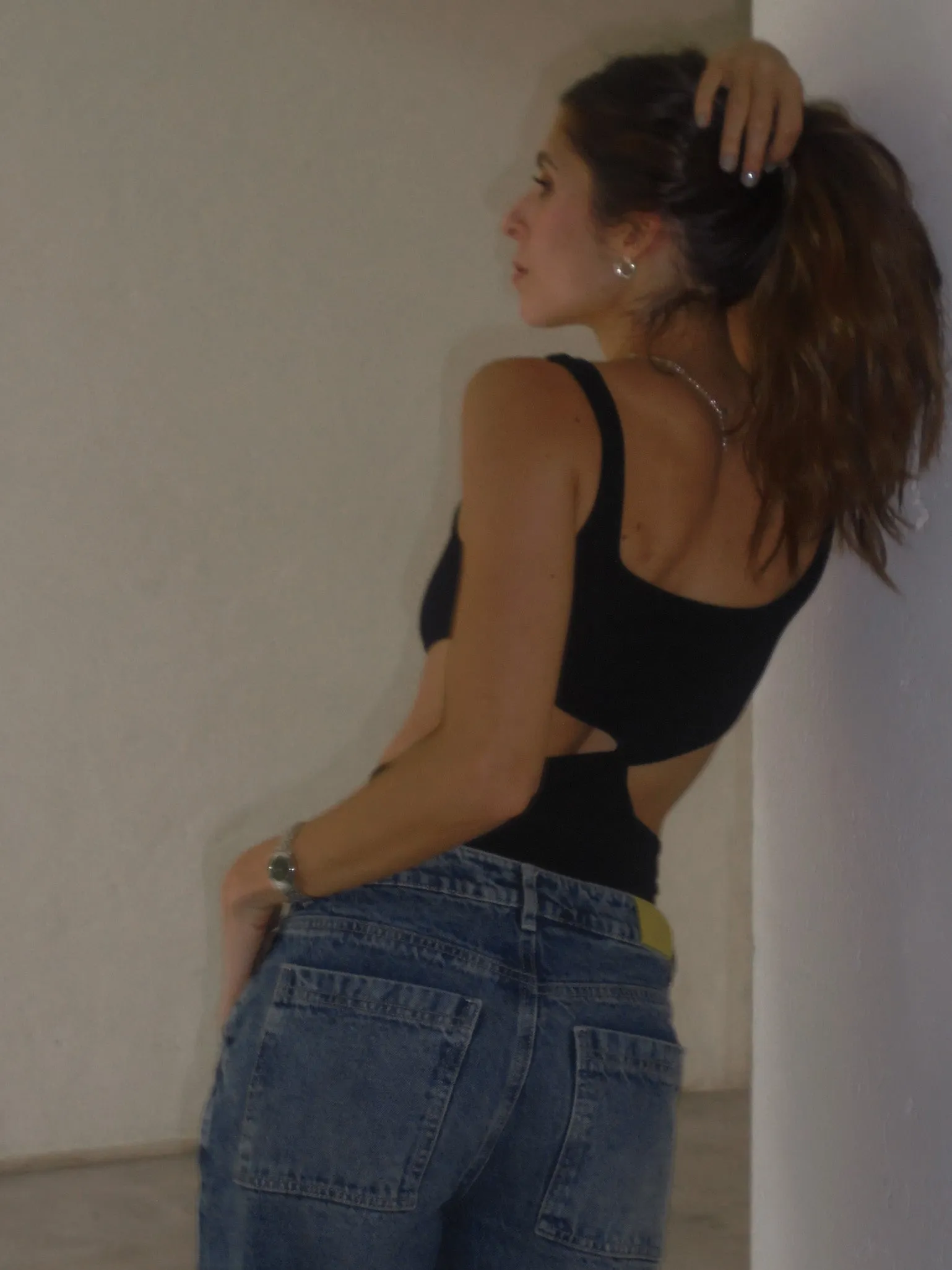 PRETTY SEAMLESS BODY  - BLACK