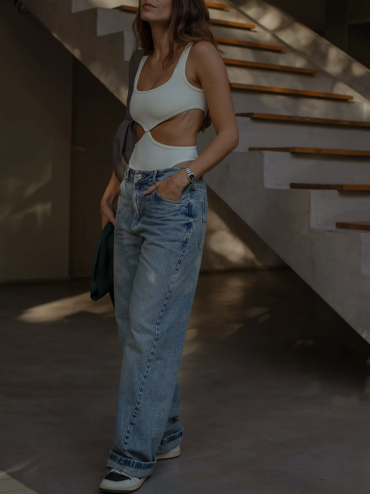 PRETTY SEAMLESS BODY - CREAMY