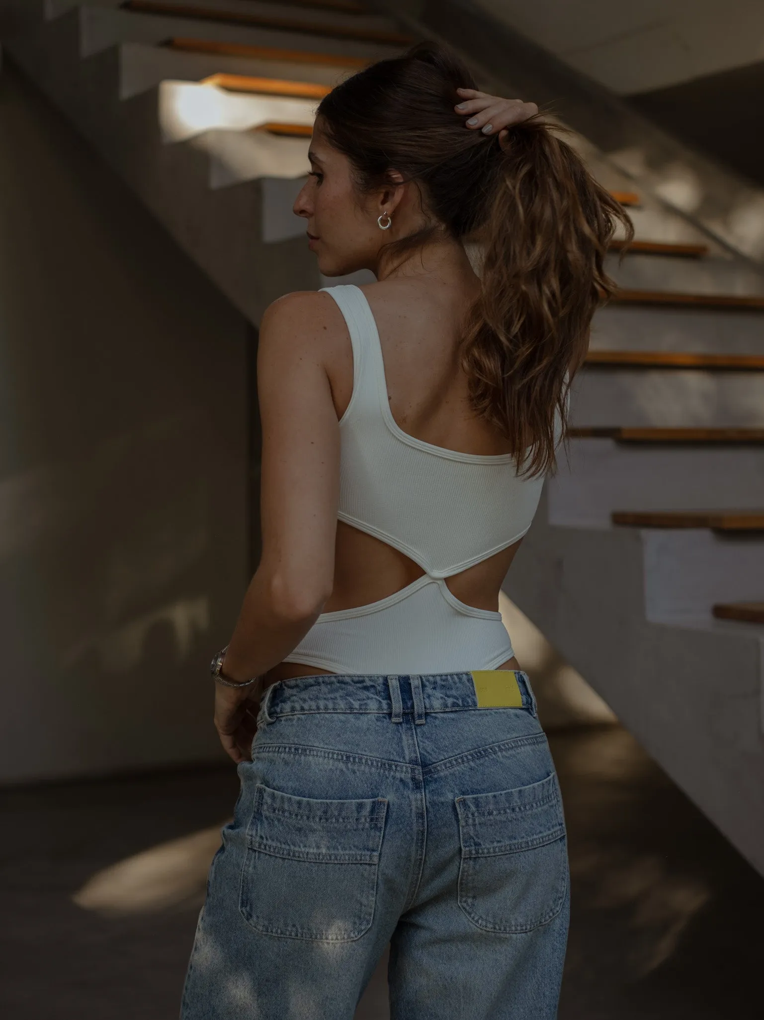 PRETTY SEAMLESS BODY - CREAMY
