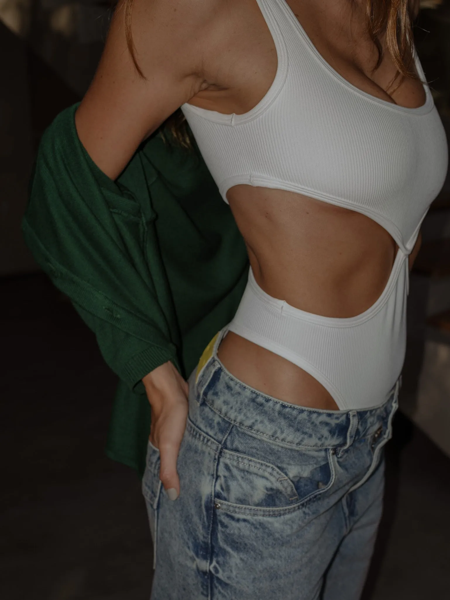 PRETTY SEAMLESS BODY - CREAMY
