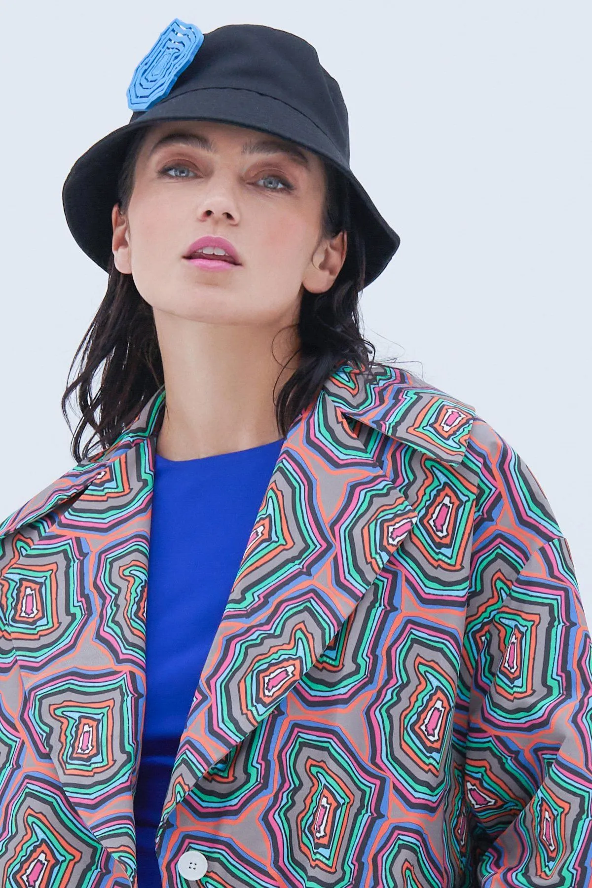 Printed oversized coat Pre Order