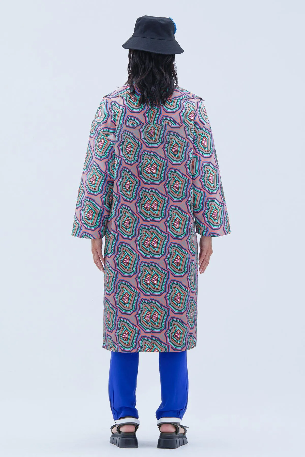 Printed oversized coat Pre Order