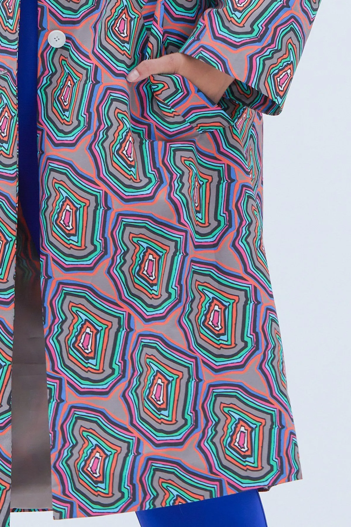 Printed oversized coat Pre Order