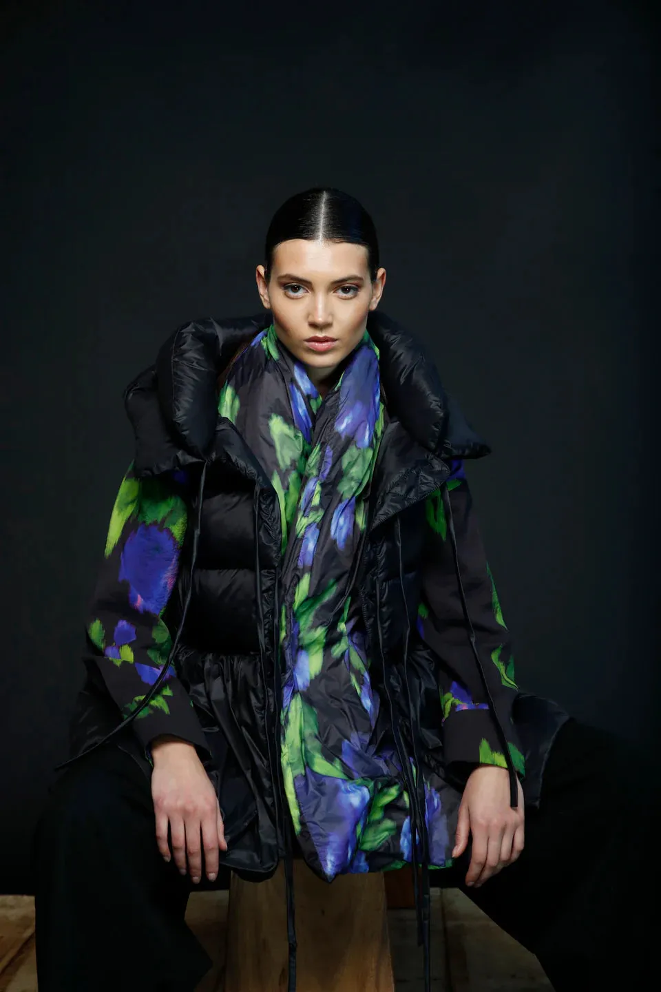 Psophia Bubble Hooded Down Puffer Vest