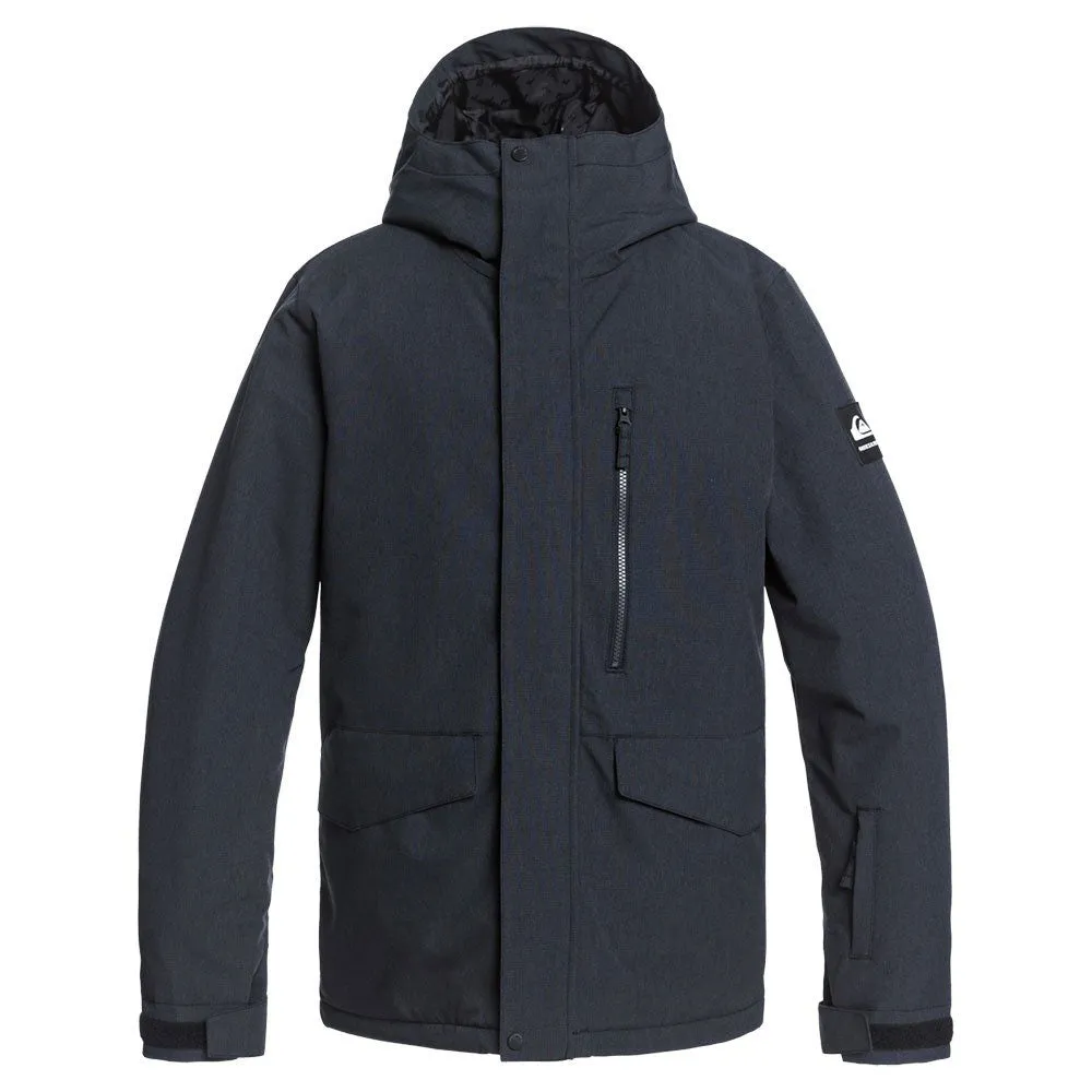 Quiksilver Mission Solid Snowboard/Ski Jacket - Black