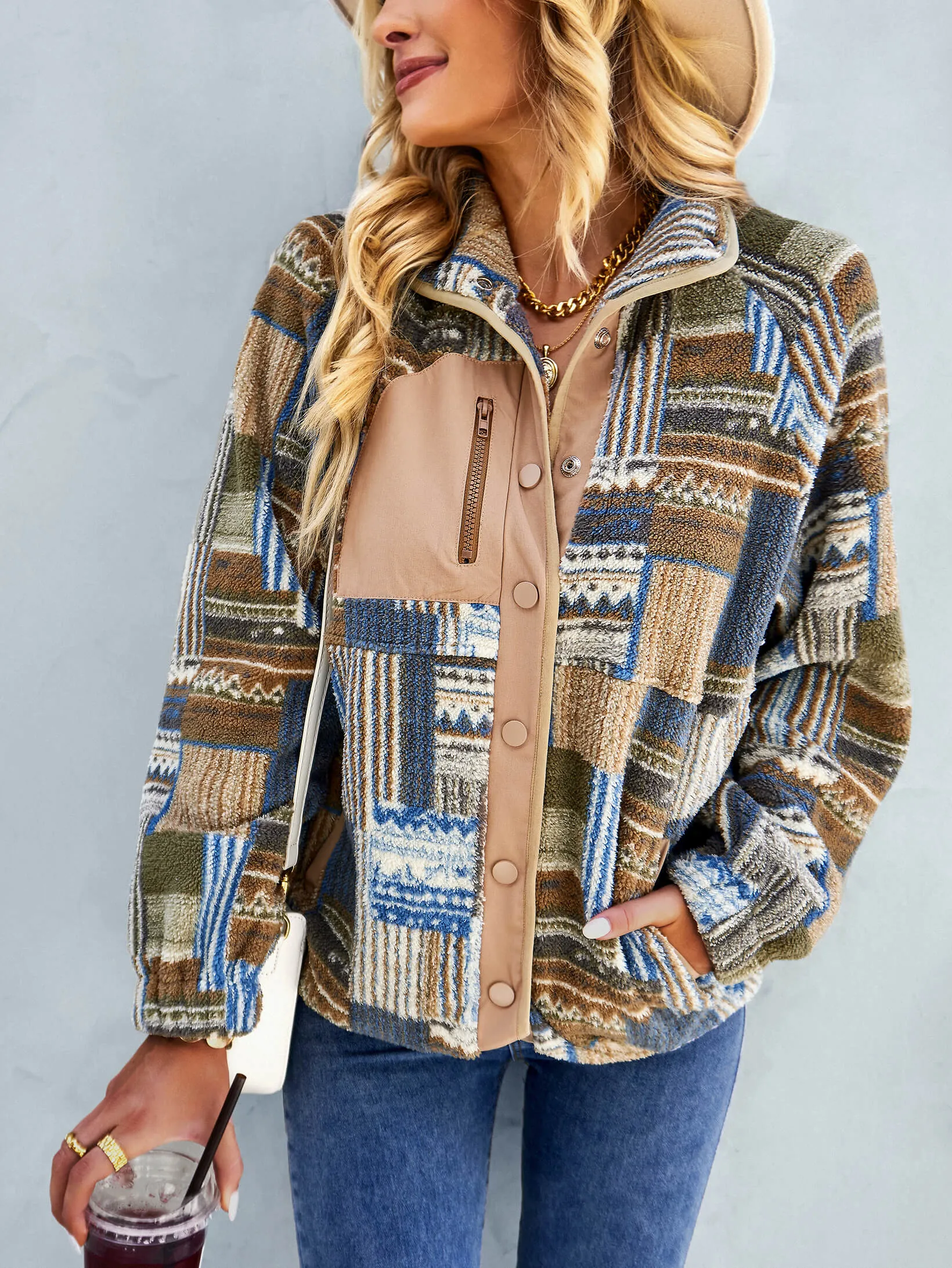 Quirinius Fleece Jacket - Khaki