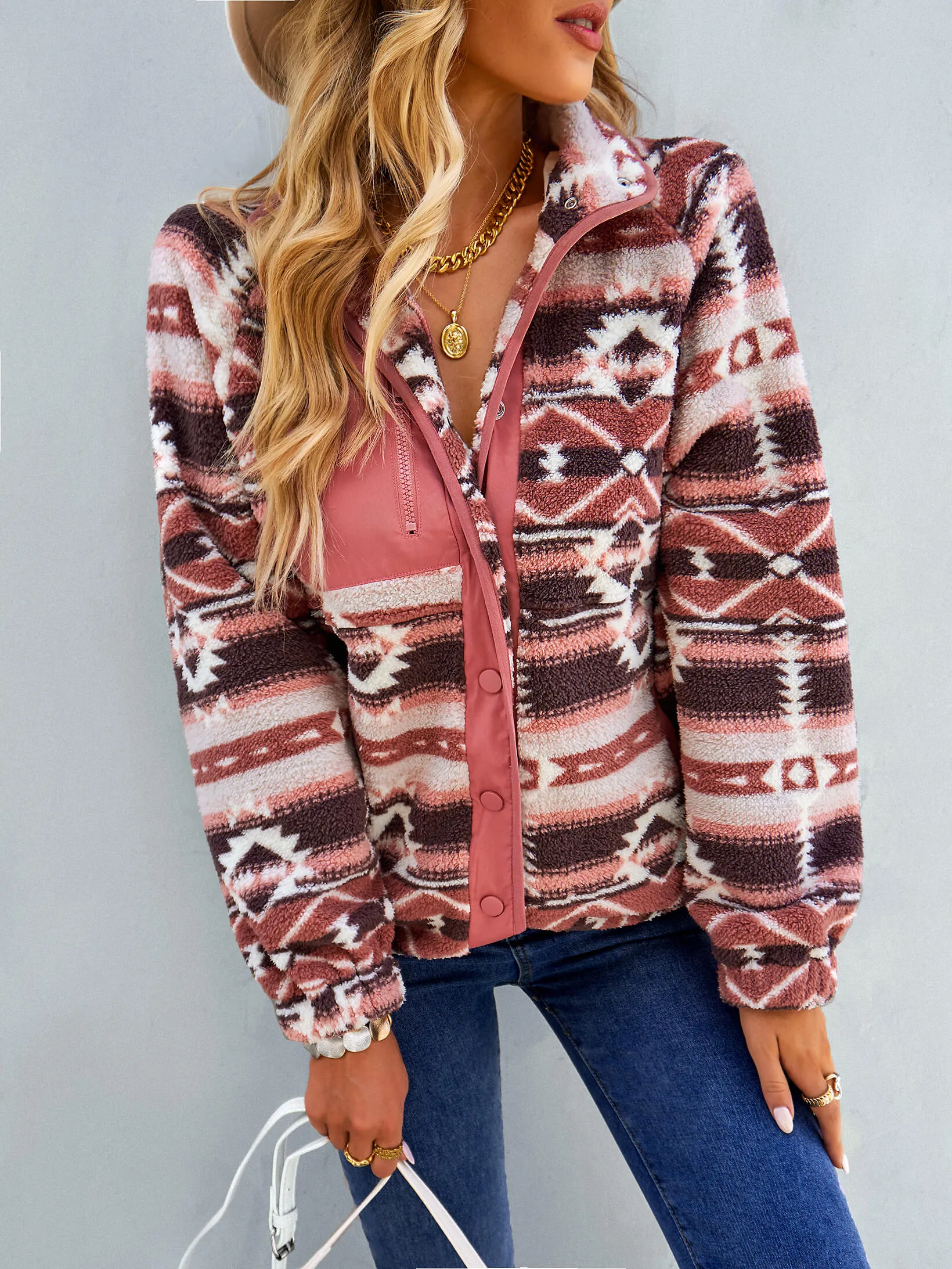 Quirinius Fleece Jacket - Pink