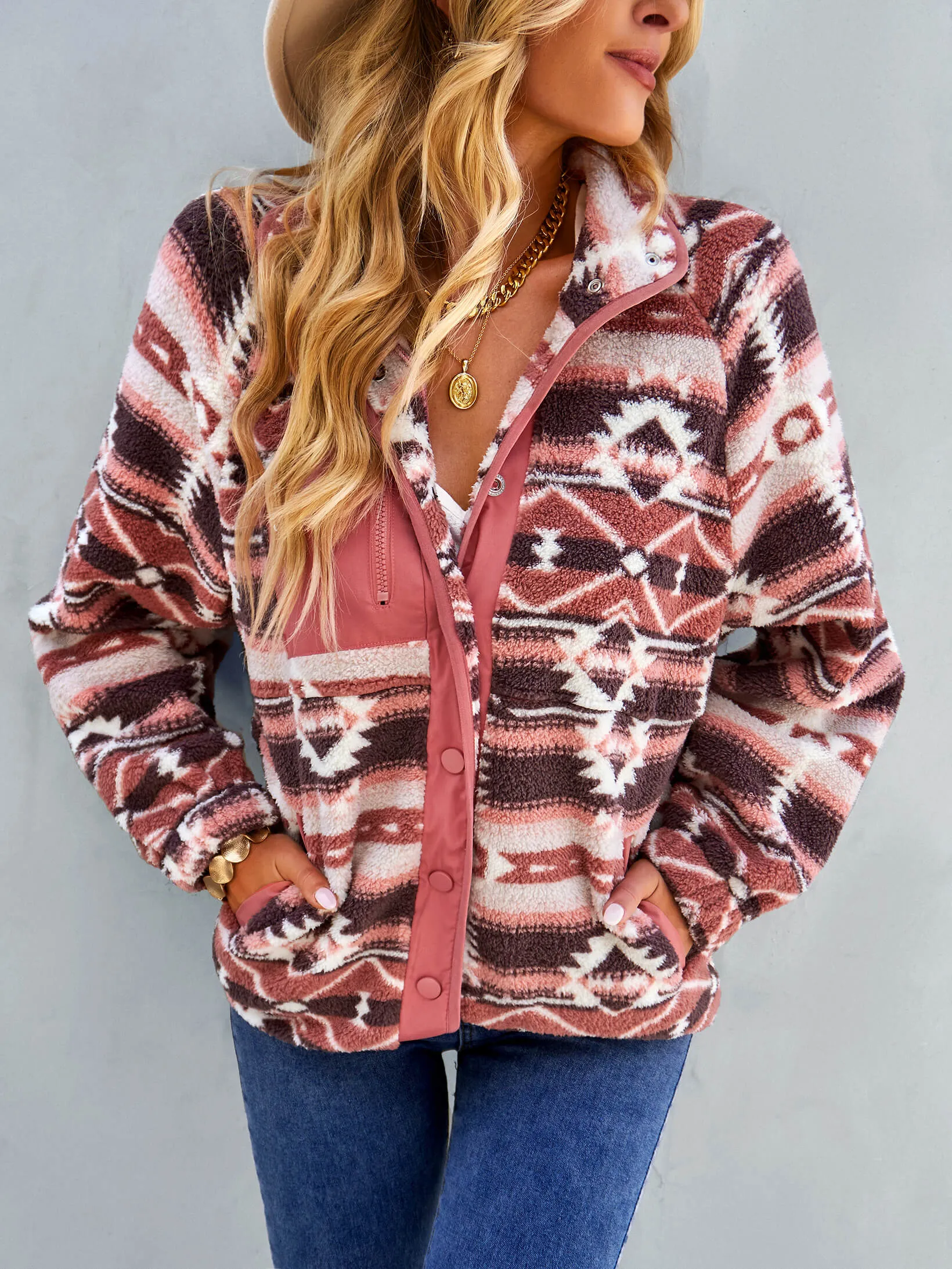 Quirinius Fleece Jacket - Pink