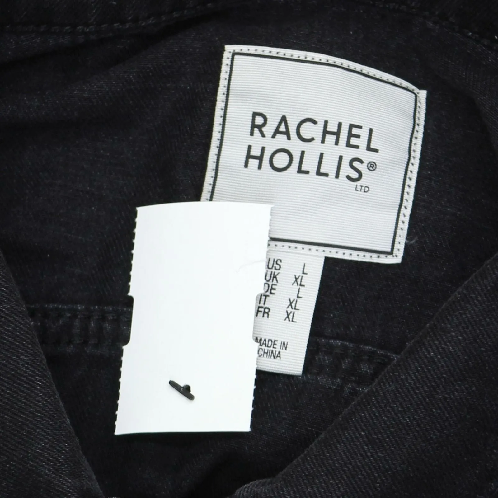 Rachel Hollis Women's Black Denim Jacket