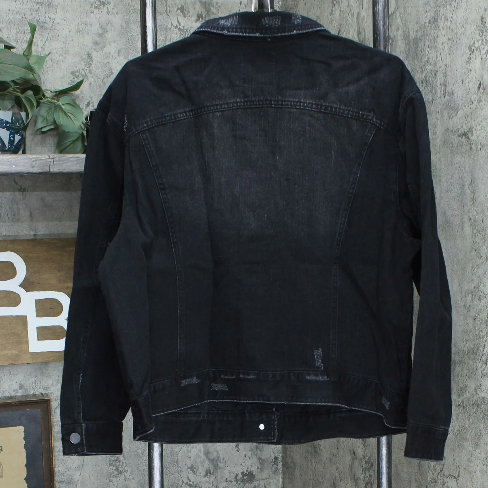 Rachel Hollis Women's Black Denim Jacket