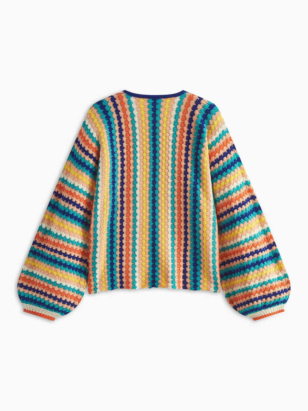 Rainbow Loose Cardigan