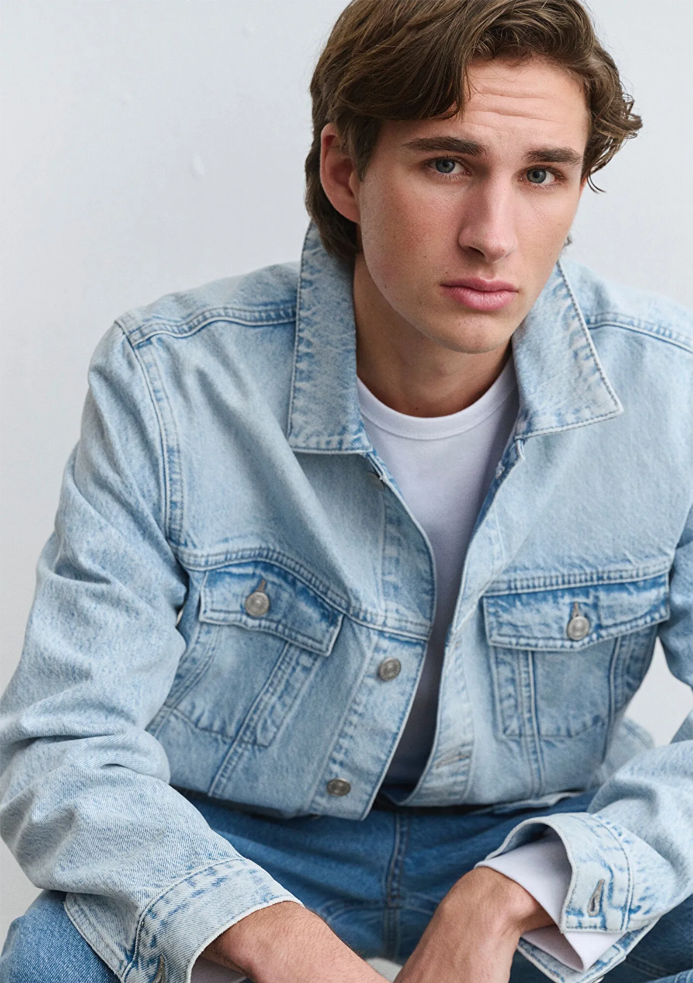 Ray Bleach Classic Denim Jean Jacket