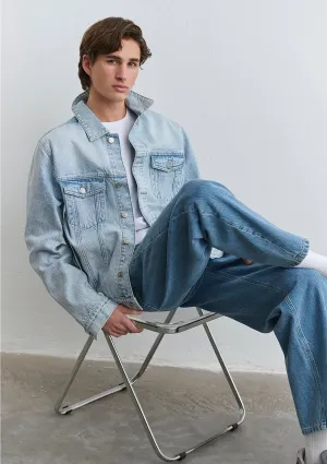 Ray Bleach Classic Denim Jean Jacket