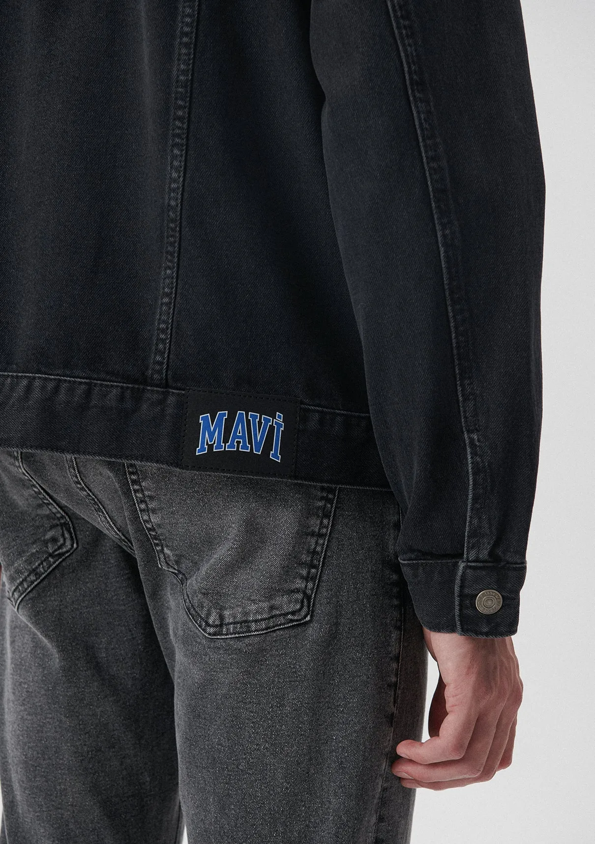 Ray Smoke College Jean Jacket