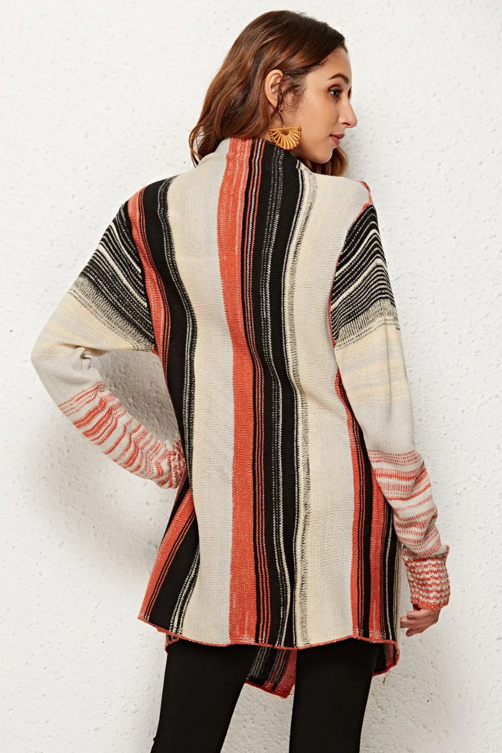 Rebecca Striped Tassel Cardigan