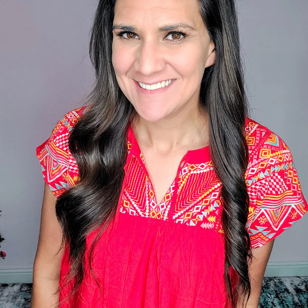 Red Fiesta Blouse