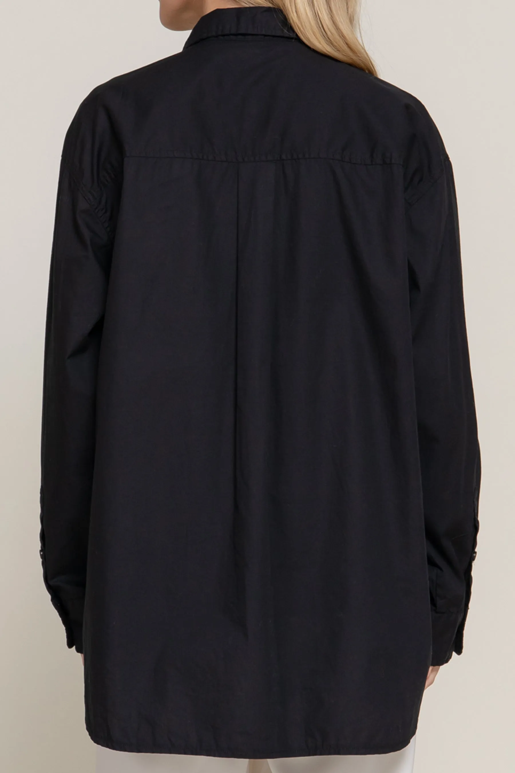 Relaxed Cotton Shirt Long Sleeve Soft and Breathable Poplin Fabric JBU02158 $12Each