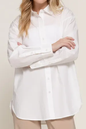 Relaxed Cotton Shirt Long Sleeve Soft and Breathable Poplin Fabric JBU02158 $12Each