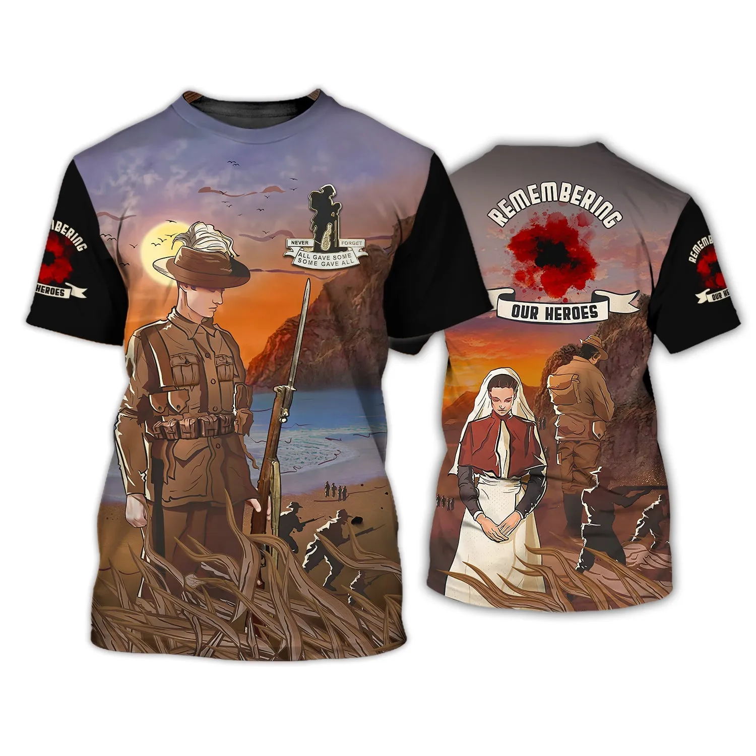 Remembering Our Heroes 3D Full Print 212