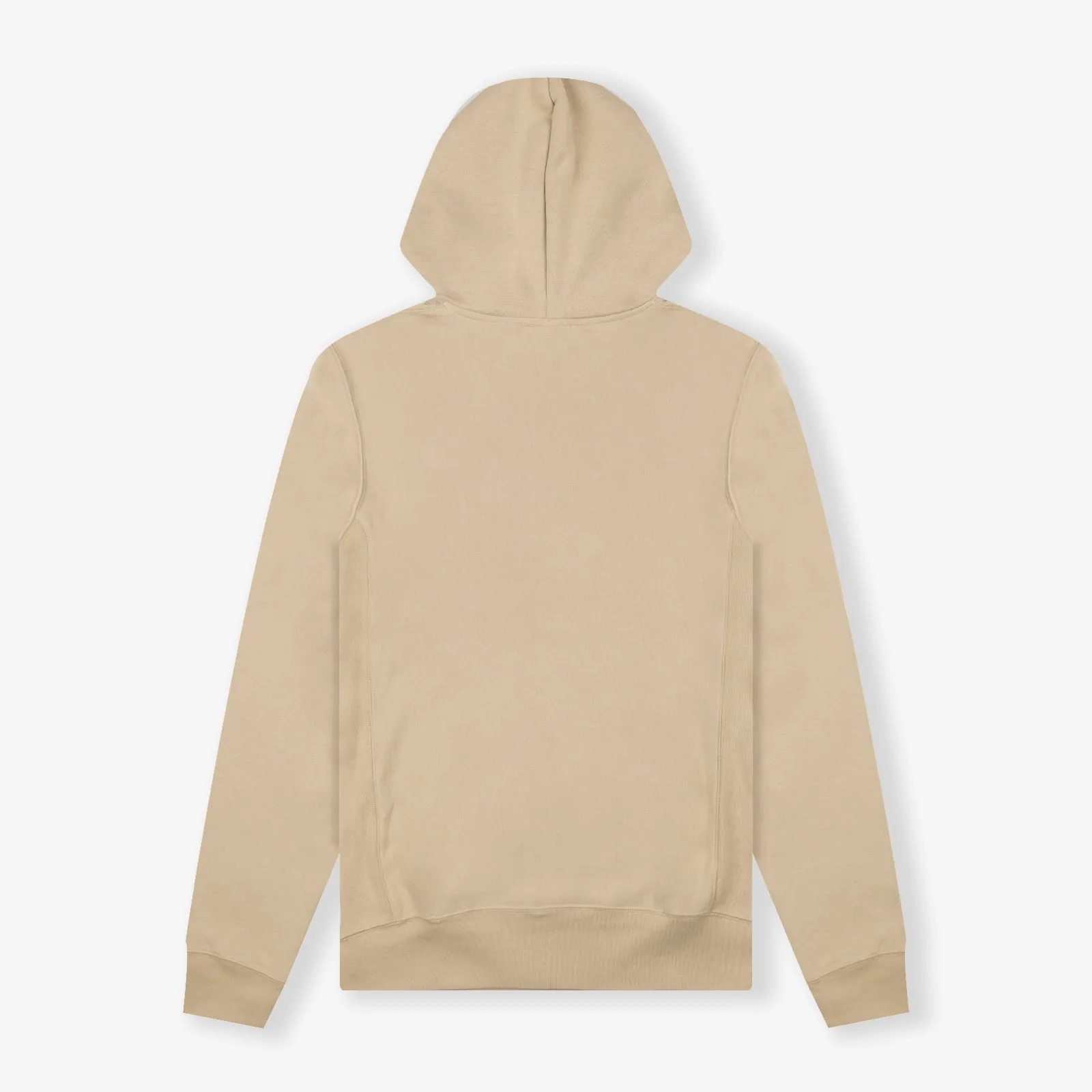 Reverse Weave Small C Hoodie - Beige
