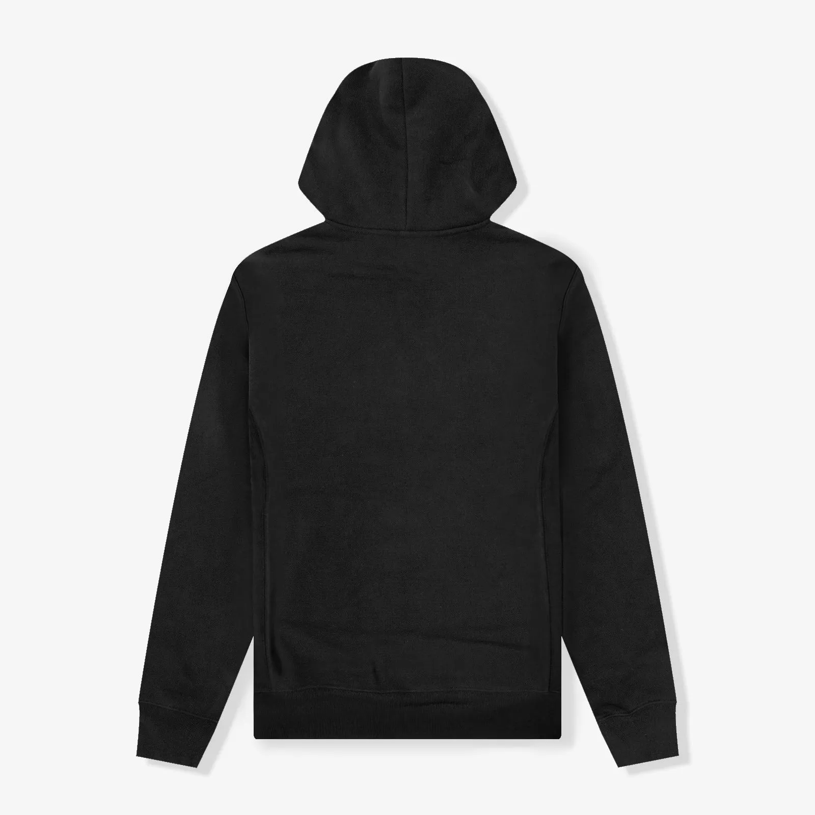 Reverse Weave Small C Hoodie - Black