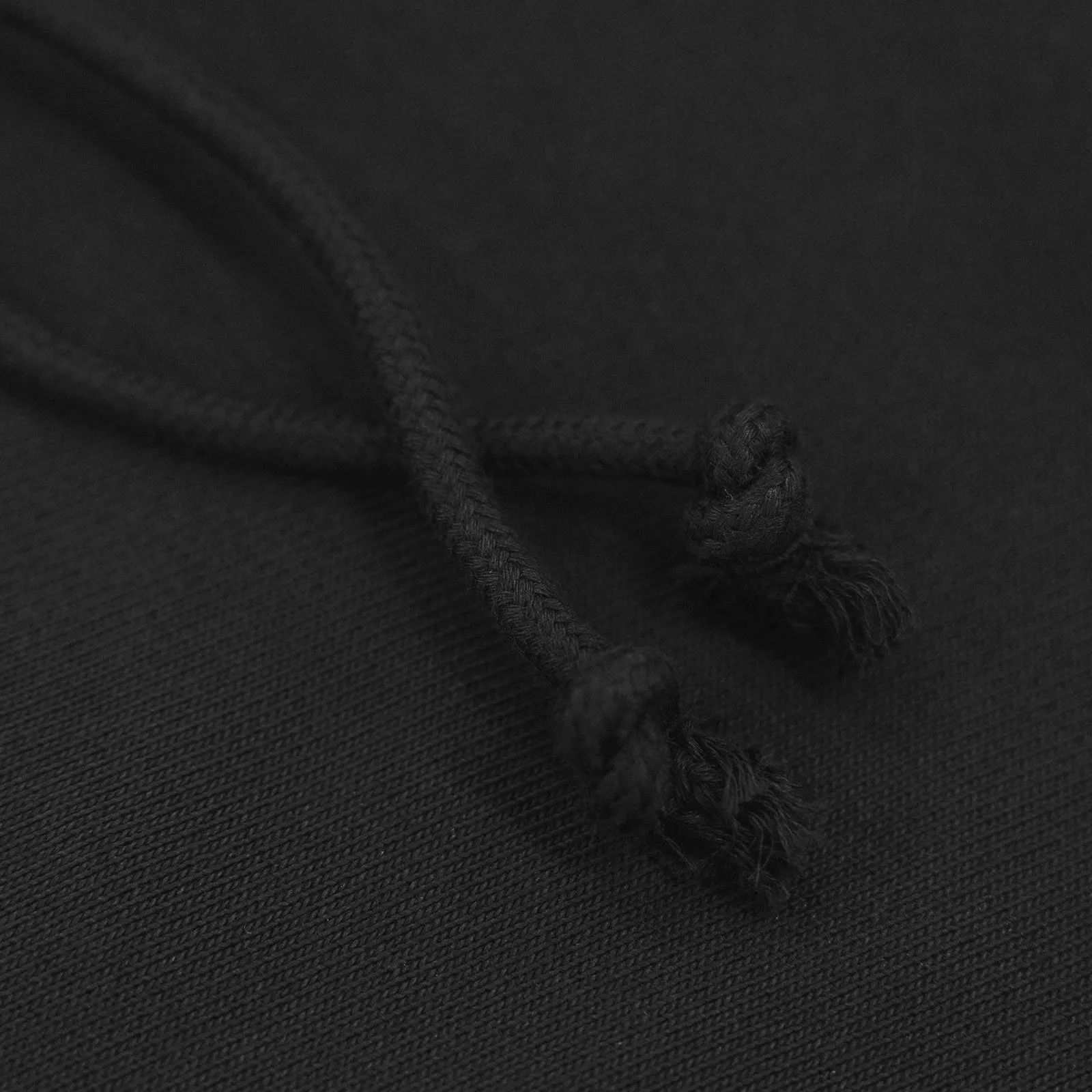 Reverse Weave Small C Hoodie - Black