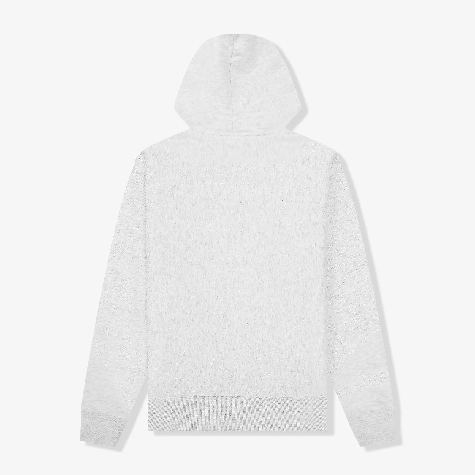 Reverse Weave Small C Hoodie - Silver Grey