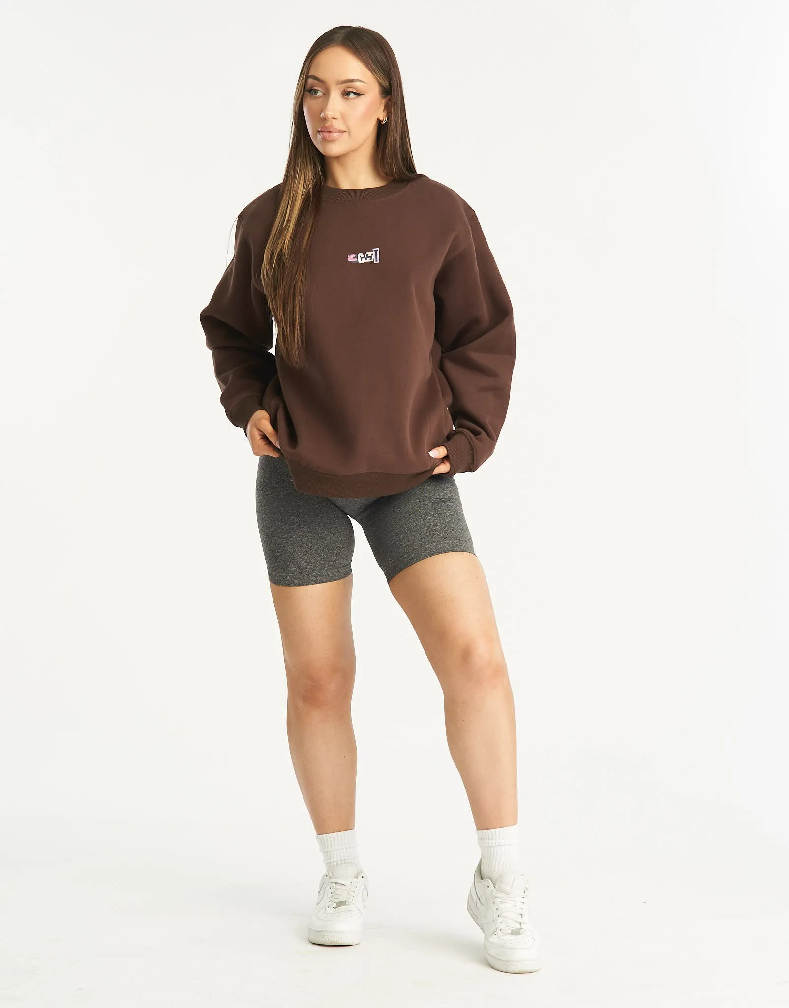 Review Sweatshirt - Fudge Brown