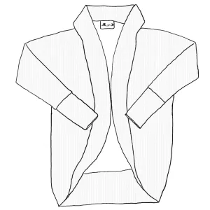 RIB KNIT - Ladies' Cardigan {sales options}
