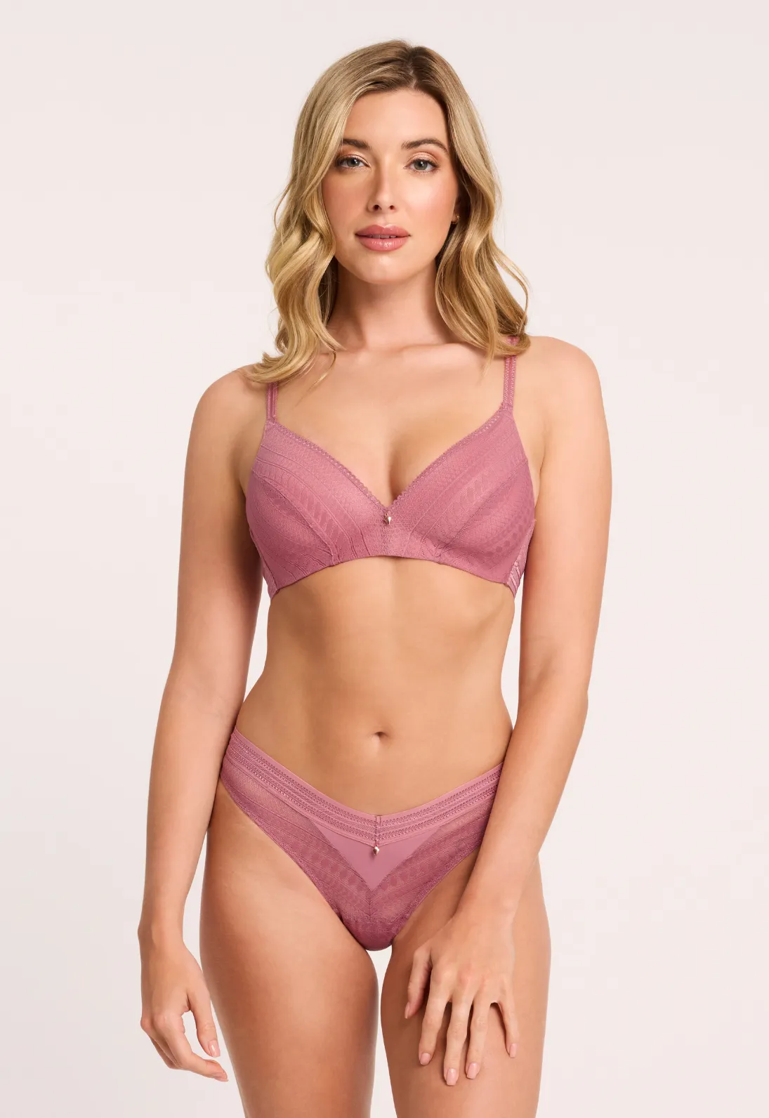 Rosaline Bikini Panty - Rosé