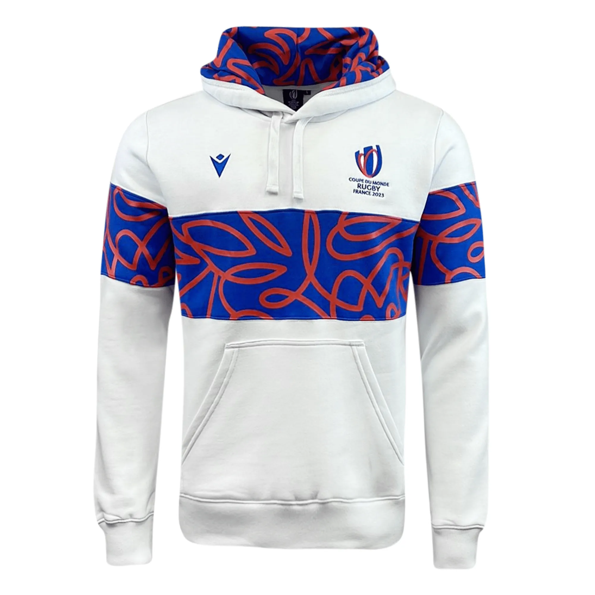 Rugby World Cup 23 Brushed Fleece Hoodie by Macron