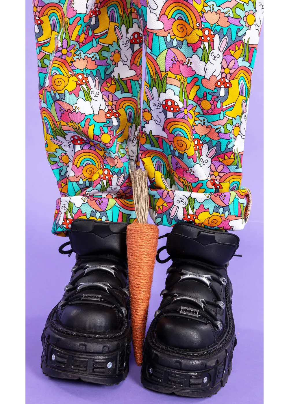 Run & Fly Bunny Love 70's Dungarees Multi