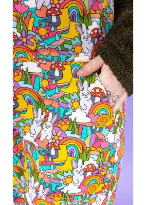 Run & Fly Bunny Love 70's Dungarees Multi