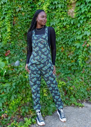 Run & Fly Death Head Moth Dungarees Black